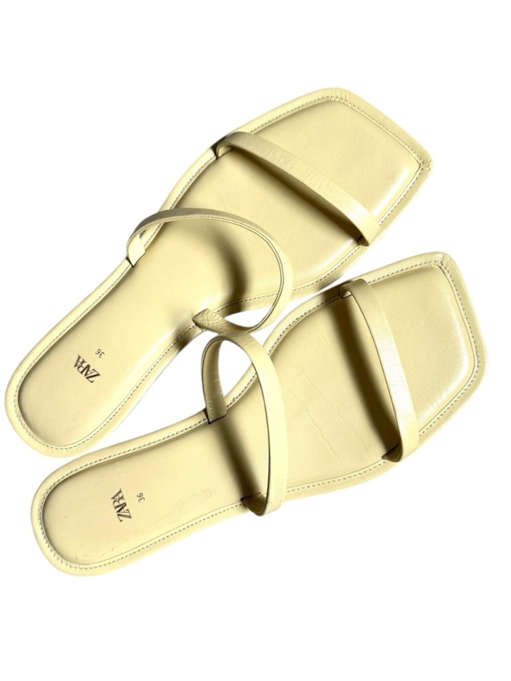 Zara Leather Strappy Sandals